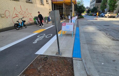 Trapezoid SDOT New Bike Lane Project