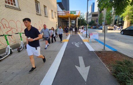 Trapezoid SDOT New Bike Lane Project