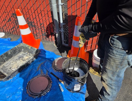 Trash Enclosure Asphalt Repair